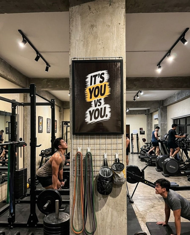 You vs You — Framed Motivational Wall Art | 8×12