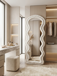 Onde Mirror — Full-Length Wavy Frame Standing Mirror | 6ft * 2ft
