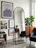 Arch Standing Mirror - Black