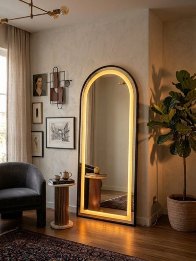 Aura — Full Length Arched LED Standing/Wall mounted Mirror