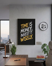 True Wealth — Framed Motivational Wall Art | 8×12