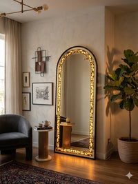 Aura — Full Length Arched LED Standing Mirror