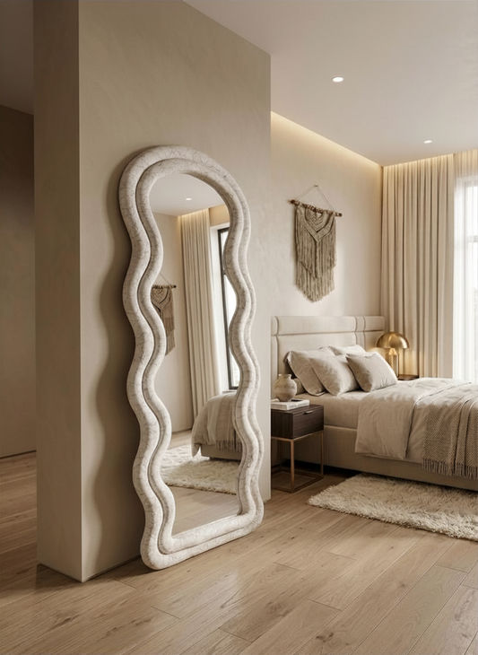 Onde Mirror — Full-Length Wavy Frame Standing Mirror | 6ft * 2ft