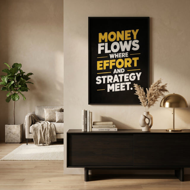 Where Hustle Meets Vision, Wealth Follows  8×12