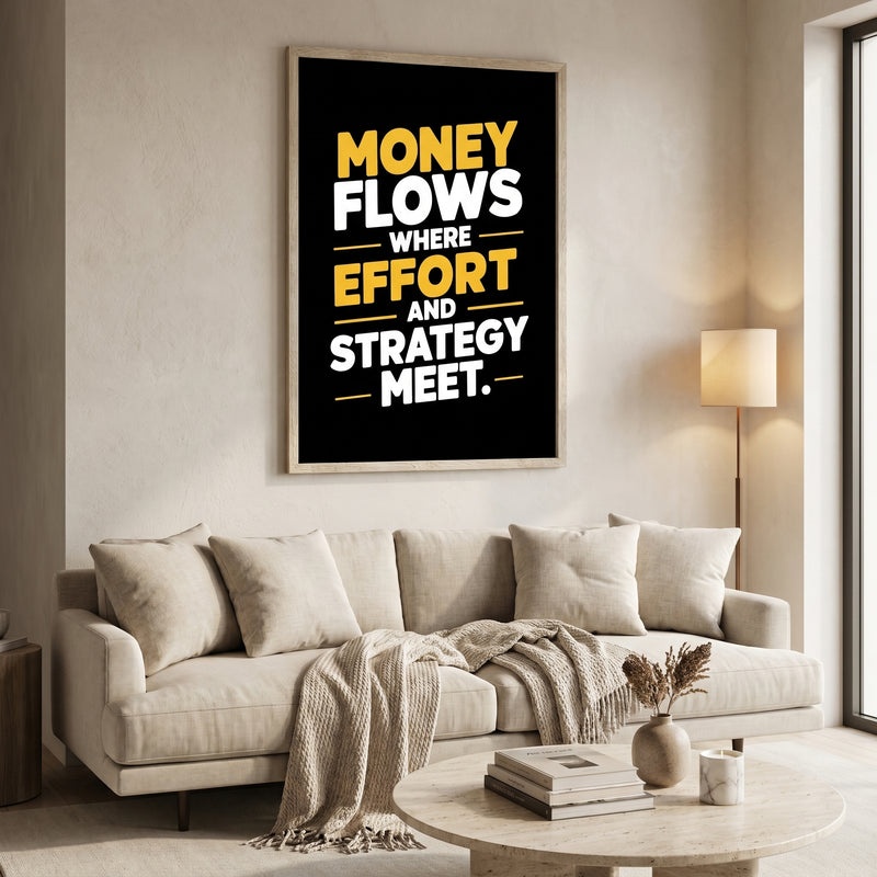 Where Hustle Meets Vision, Wealth Follows  8×12