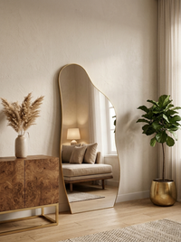 Luna — Full Length Wavy Standing Mirror