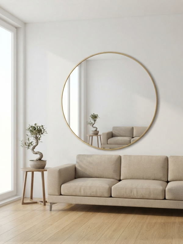 Orbit — Large Round Wall Mirror